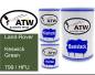 Preview: Land-Rover, Keswick Green, 799 / HFU: 500ml Lackdose + 500ml Klarlack + 250ml Härter - Set, von ATW Autoteile West.